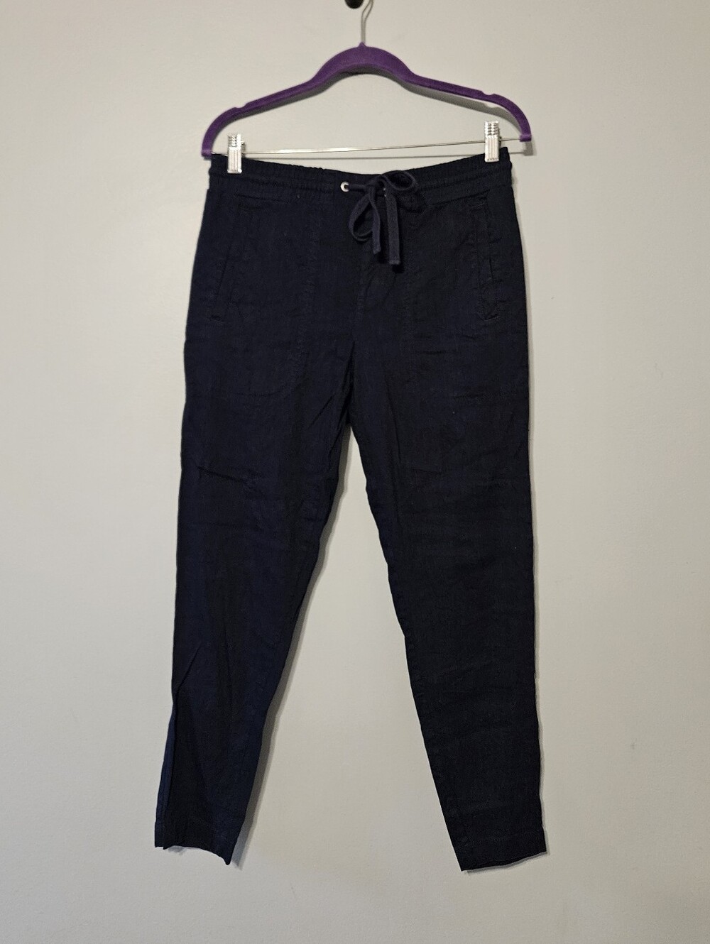 Lou & Grey Navy Drawstring Jogger Pants